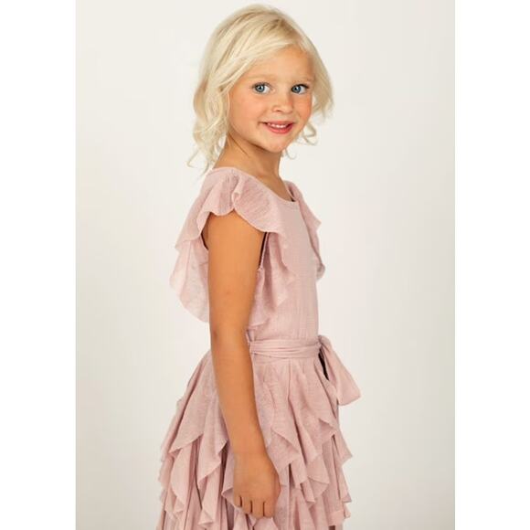 Joyfolie Mia Joy Roza Dress in Lilac Girl’s Size 3 - Picture 2 of 5